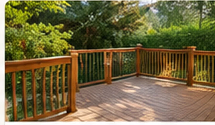 Outdoor deck and exterior repair project